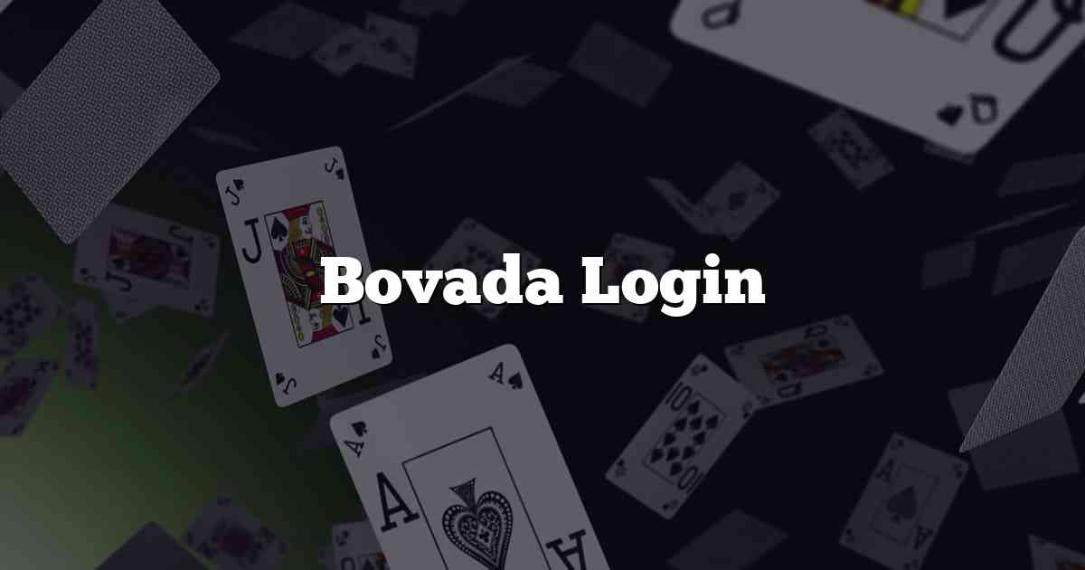 Bovada Login